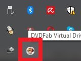 DVDFab Virtual Drive im Systemtray
