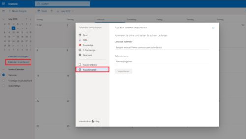 Office Outlook mit Google Kalender aus dem Web synchronisieren