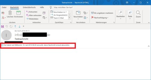 Outlook Mail unter Windows wiederherstellen