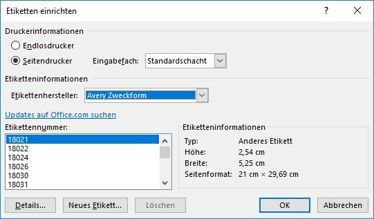 Etiketten In Word Erstellen Und Drucken So Einfach Gelingt Es