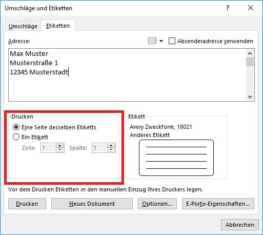 Etiketten In Word Erstellen Und Drucken So Einfach Gelingt Es