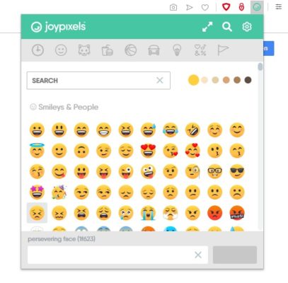 Opera Emoji-Panel Add-On