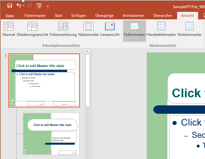 Folienmaster In Powerpoint So Erstellen Sie Eine Individuelle Masterfolie