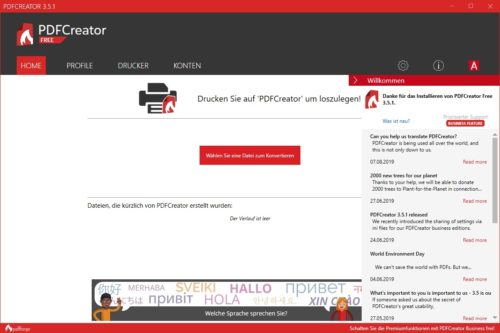 PDFCreator unter Windows 10