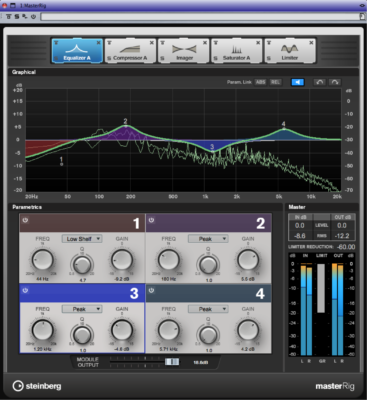 Der Equalizer von WaveLab Elements