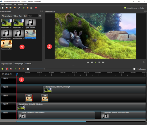 3-teilige-Ansicht-Video-Editor