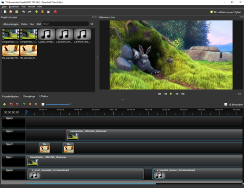 Openshot ist ein Open Source Video-Editor