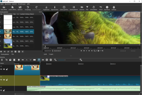 Shotcut ist auch ein Open Source Video-Editor