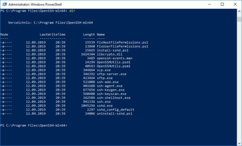 Powershell cmd unter Windows 10