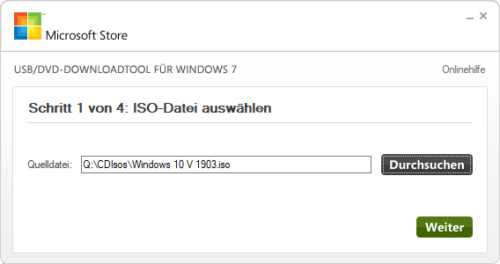 Aus einer ISO-Datei mit Windows einen bootfähigen USB-Stick erstellen