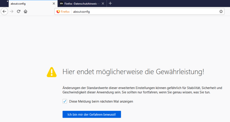 Firefox about:config: So können Sie Firefox gezielt anpassen - Tipps ...