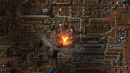 Gern gesehener Gast auf LAN-Partys: Ein Screenshot aus Factorio