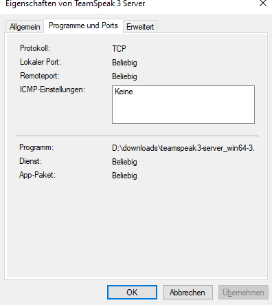 teamspeak 3 ports