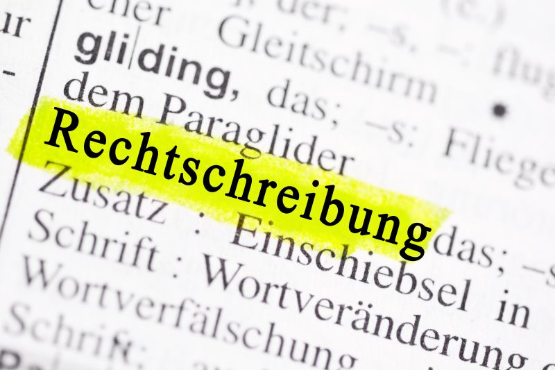 Rechtschreibung