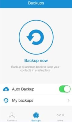 iPhone Kontakte mit Easy Backup sichern