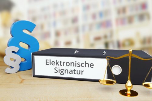 Elektronische Signatur und die Rechtslage