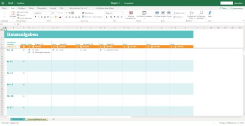 Vorlagen in Excel Online deutsch kostenlos downloaden