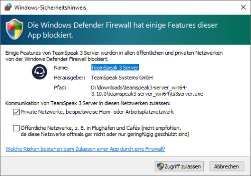 windows 10 firewall port freigeben