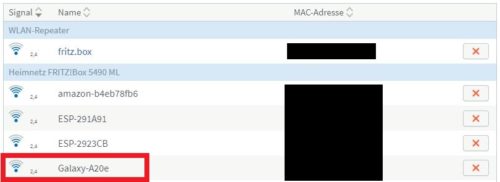 Handy verbindet sich nicht mit WLAN: Smartphone MAC-Adresse in Router eintragen