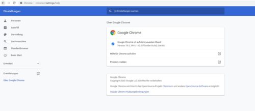 Chrome Browser Update auf Windows und Android