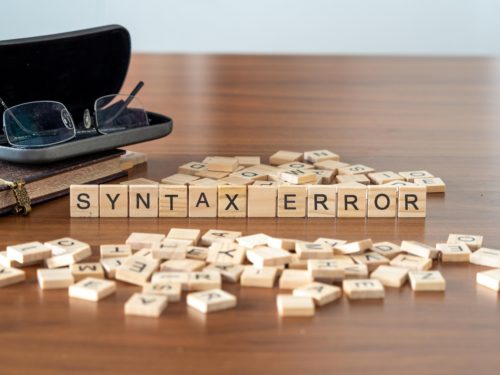 Syntax Error Bedeutung