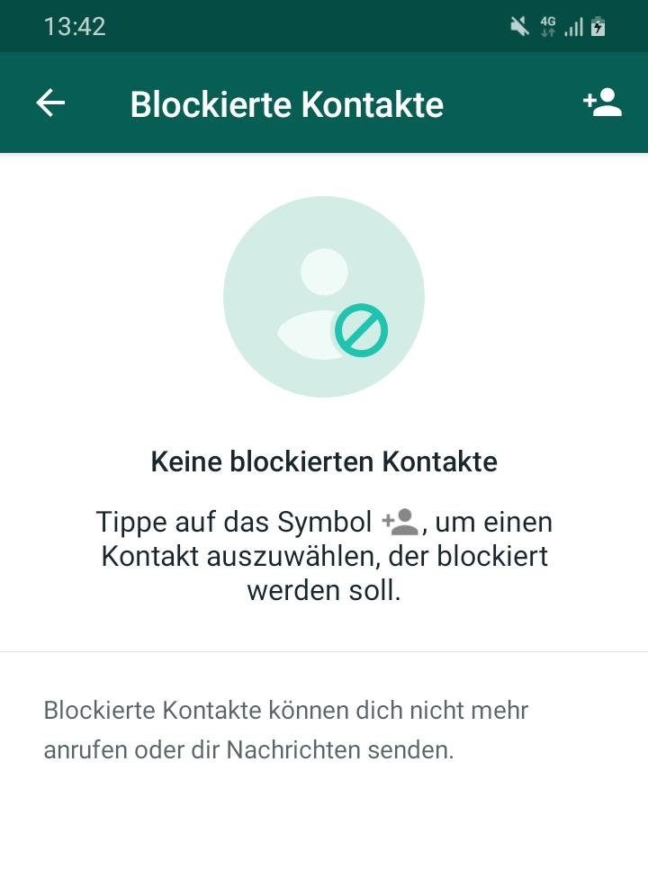 Whatsapp blockierung aufheben