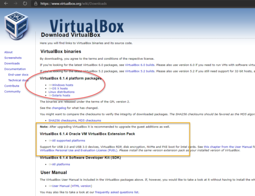 Download VirtualBox