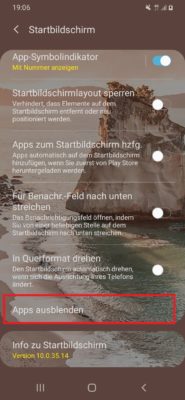 Apps ausblenden unter Android ohne Root