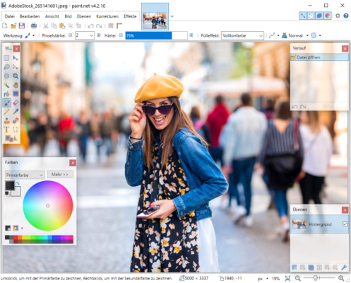 Bildbearbeitungsprogramm kostenlos Paint.NET