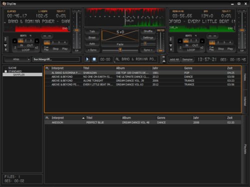 DigiJay als weitere Free DJ-Software.