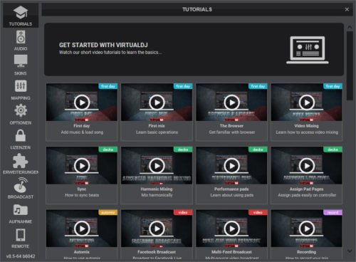 Tutorials fir VirtualDJ erleichtern den Einstieg