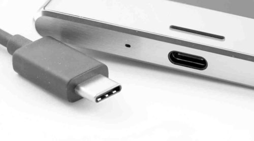 USB Typ-Stecker und Buchse