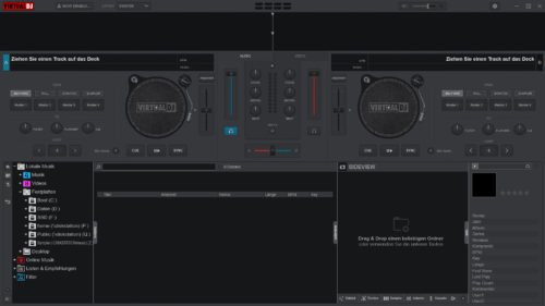 VirtualDJ im Starter-Theme