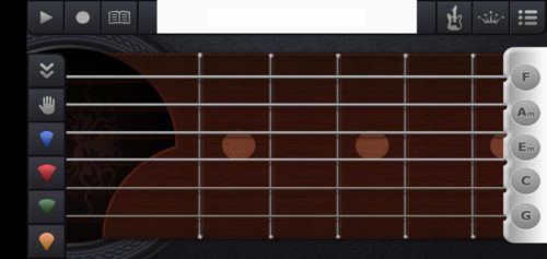 Screenshot von Play Virutal Guitar deutsch
