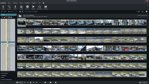 Magix Photo Manager Oberfläche