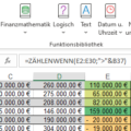 EXCEL ZÄHLENWENN
