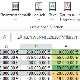 EXCEL ZÄHLENWENN