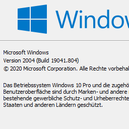 Windows 10 Build anzeigen Icon