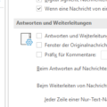 Fenster von Mails in Outlook automatisch schließen