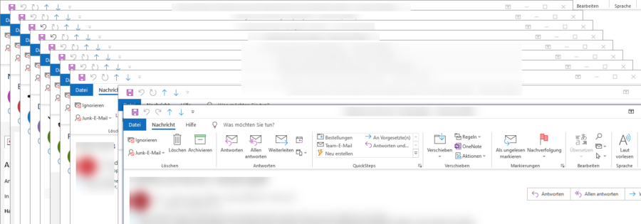 Fenster von Mails in Outlook automatisch schließen - Tipps & Tricks