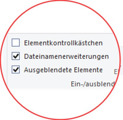 Versteckte Ordner anzeigen Windows 10