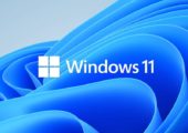 Logo und Hintergrund von Windows 11