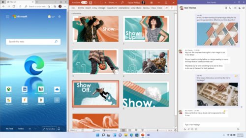Windows 11 Snap Desktop Screen