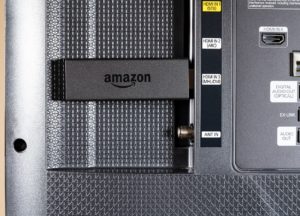Chromecast-Alternative Amazon Fire-TV-Stick am Fernseher