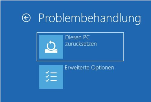 Windows 10 Problembehandlung