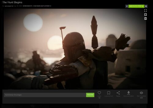 Fotomodus mit NVIDIA GeForce Experience