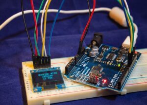 Arduino-Board mit LCD-Display