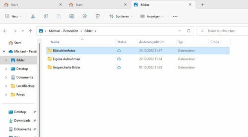 Der Explorer in Windows 11 22H2 kann nun auch Tabs.