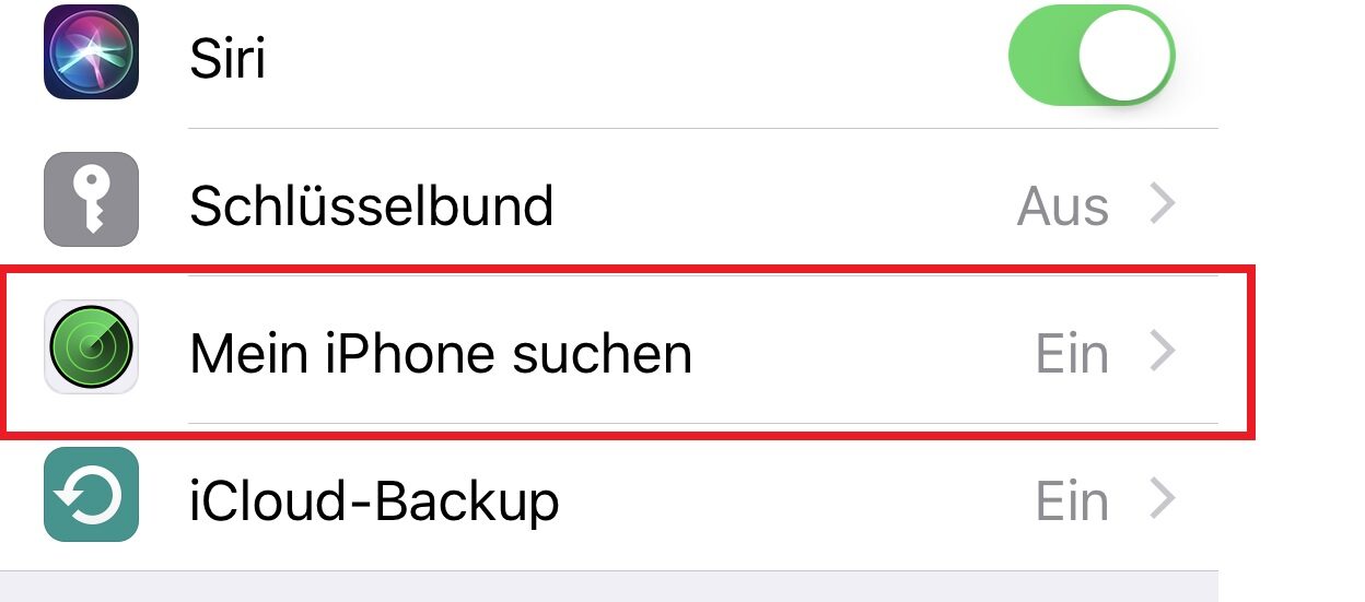 Mein iPhone suchen deaktivieren So geht
