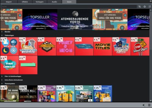 Magix Video Deluxe Store